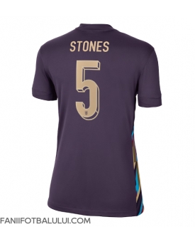 Anglia John Stones #5 Echipament de Fotbal Replică European 2024 Femei Deplasare